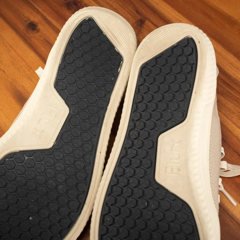 Flux Footwear Adapt Trainer Dune Mens Size 10 Athletic Knit Shoes Sneakers